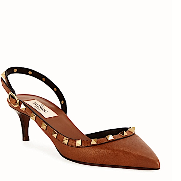 Valentino Garavani Rockstud Half-d'Orsay Slingback Pump - Picture 2 of 12